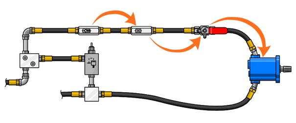 串聯液壓系統的工作原理